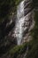 Detail of Waldbachstrub waterfall in Austria alps mountain near Hallstatt city