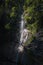 Detail of Waldbachstrub waterfall in Austria alps mountain near Hallstatt city