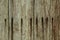 Detail of wall made of wooden plank.