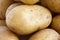 Detail of washed potatoes
