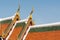 Detail of the Wat Emerald Buddha temple complex in Bangkok, Thailand