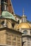 Detail of Wawel castle  towers at Krakow