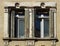 Detail of windows in Cahors. France