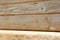 detail of worn wooden slats of a children\\\'s climbing frame