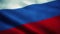 Detailed 3d rendering closeup of the flag of Russia. Flag has a detailed realistic fabric texture