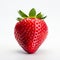 Detailed 8k Photo Of Strawberry On White Background