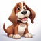 Detailed_Basset_hound_dog_in_illustration_set1_1