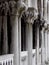 Detailed Carved Stone Columns Venice Doges Palace