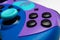 Detailed close up shot of Nintendo Switch Controler MiniBird Gamepad