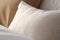 Detailed Closeup Of Contemporary Bedroom Pillow