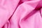 Detailed closeup of pink quilt bedding