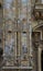 A detailed closeup on the walls of the duomo cathedral of Milan, Italy