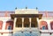 Detailed design balconies at the City Palace, Jaipur, India