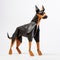 Detailed Doberman Pinscher Origami Dog - Uhd Design