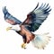 Detailed Eagle Watercolor Clipart For Digital Painting And Paper Crafting