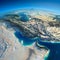 Detailed Earth. Persian Gulf