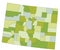 Detailed editable political map with separated layers. Colorado.