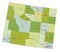 Detailed editable political map with separated layers. Wyoming.