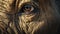 Detailed Elephant Eye Photo In The Style Of Aleksi Briclot