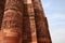 Detailed Engravings on Qutub Minar Delhi