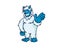Detailed Friendly and Attractive Yeti Mascot and Character Illustration