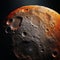 Detailed Full Frame Deimos With Doge Face Crater - Nasa Hdr Hq Photo