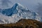 Detailed Himalayan Mountain at Sunrise