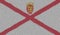 Detailed Illustration of a Knitted Flag of Jersey Bailiwick