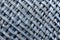 detailed macro view of bleached denim weave