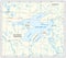 Detailed map of the Great Bear Lake Northwest Territories canada