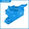 The detailed map of the Syria with regions or states and cities, capital. Administrative division