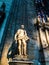 Detailed marble statue Duomo of Milan