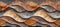 Detailed organic wooden waves wall texture art background for abstract closeup banner design