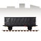 Detailed railway wagon vector illustration