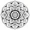 Detailed Realism Black And White Mandala Coloring Pages