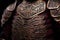 detailed shot of samurai armor patterns