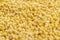 Detailed shot of yellow shelled millet. Macro