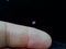 Detailed Snowflake Next to Finger