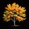 detailed tree, isolated on a white background, is a botanical the natural beauty of a tree\\\'s intricate details.