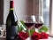 Detailed Valentines Day: hearts wine roses men