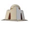 Detailed vector/illustration of Mazar-e-Quaid situated in Karachi Pakistan