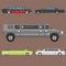 Detailed vector luxury limousine long car transportation detailed auto business transport design speed pickup graphic