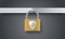 Detailed vector padlock as symbol for security