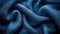 A detailed view of a fabric in a deep, hypothetical Mystic Blue, focusing on its texture and profound color, filling the