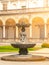 Detailed view of fountain at Belvedere - Royal Queen Anne`s Summer Palace near Prague Castle, Hradcany, Prague, Czech