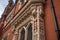 detailed view of intricate brickwork, showcasing the builders craftsmanship