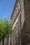 Detailed view at the lateral facade of the Cathedral of Viseu, Se Cathedral de Viseu, architectural renaissance icon of the city