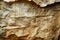 Detailed view of the texture and patterns on crumpled old brown paper , AI Generated