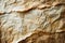 Detailed view of the texture and patterns on crumpled old brown paper, AI Generativew