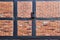 Detailed view of weathered half-timbering brick wall textures found in northern germany